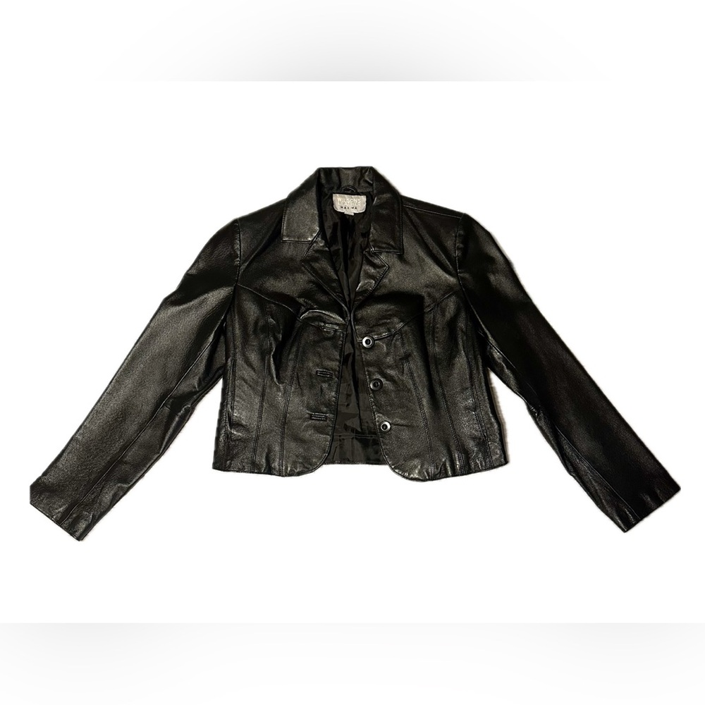 Wilsons Leather Jacket Cropped Maxima